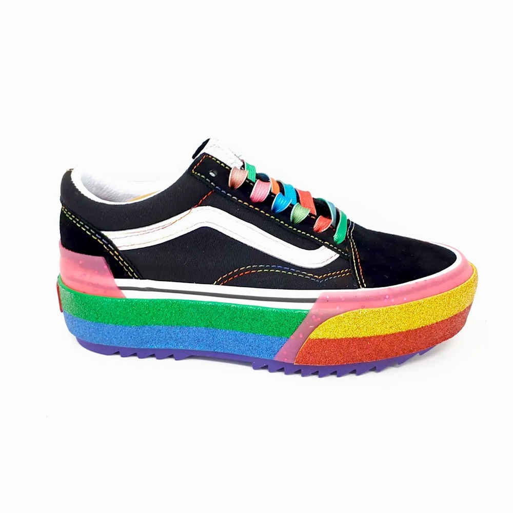 Vans Old-Skool Rainbow Platform - image 1